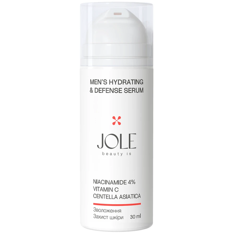 Зволожувальна та загоювальна сироватка для чоловіків Jole Hydrating & Sooting Serum for Men, 30 мл: ціни та характеристики
