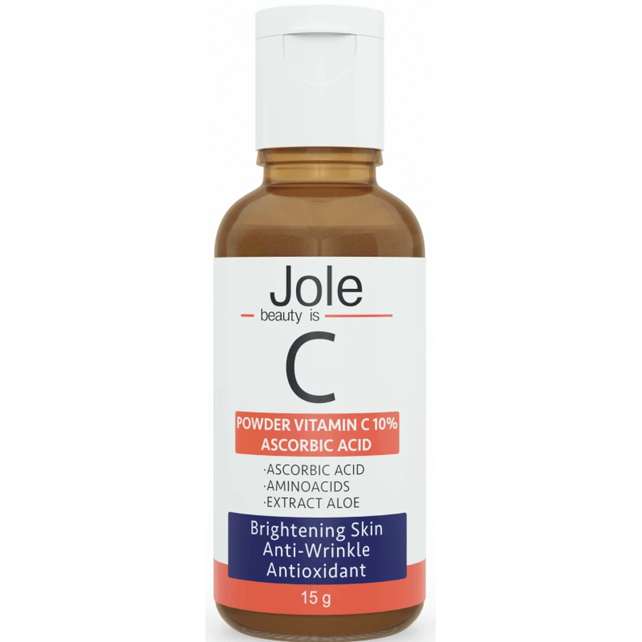 Сыворотка порошковая с аскорбиновой кислотой 10% Jole Vitamin C Powder, 15 г: цены и характеристики