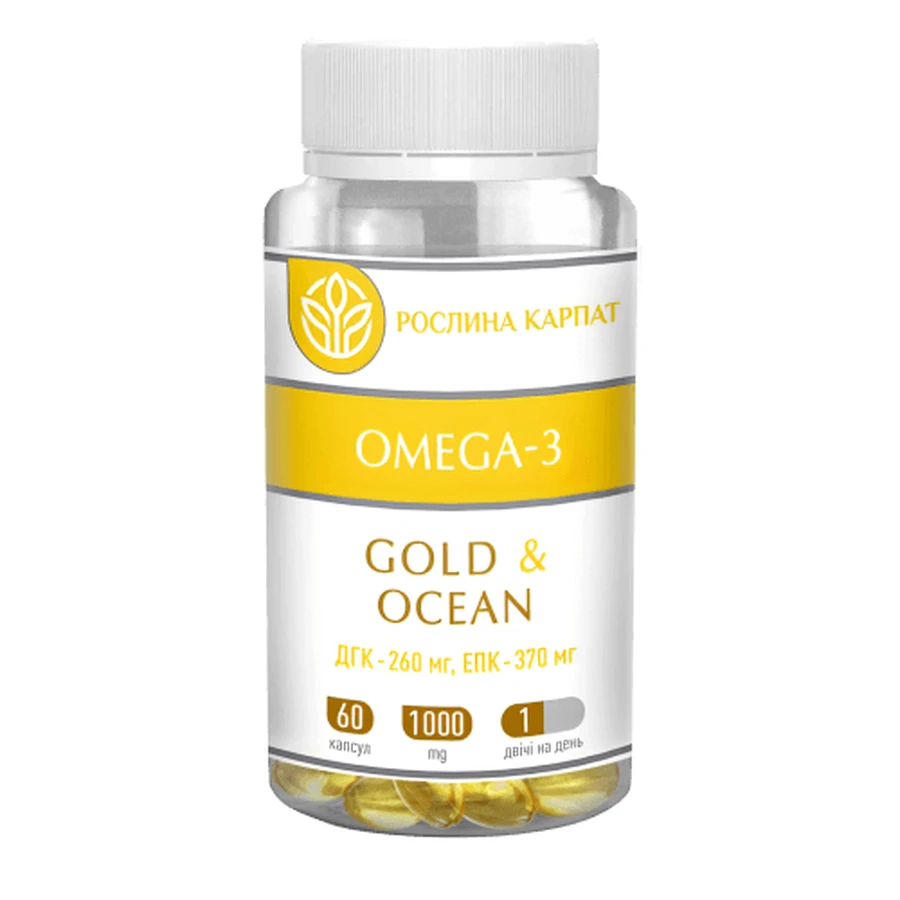 Omega-3 Gold Ocean 60 кап: цены и характеристики