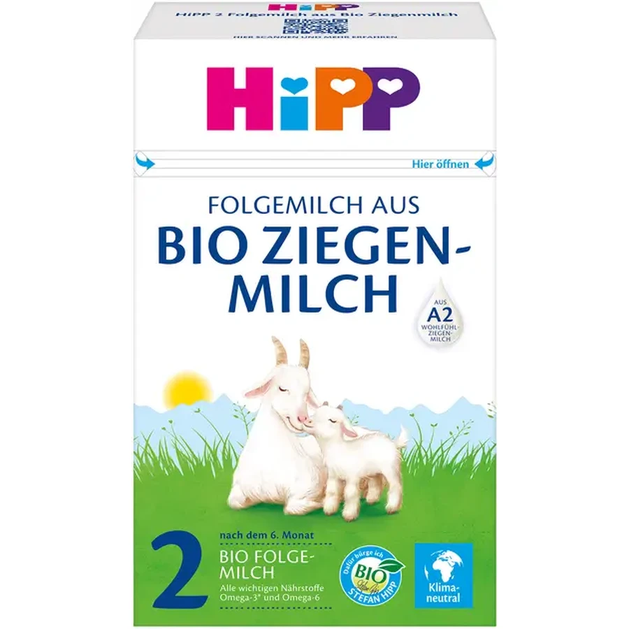 Органическая сухая смесь HiPP 2 на козьем молоке с 6 месяцев, 400 г: цены и характеристики