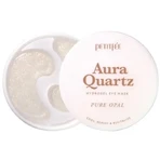 Гідрогелеві патчі для очей Petitfee Aura Quartz Hydrogel Eye Mask Pure Opal з протеїнами перлів та пудрою опала №40: ціни та характеристики