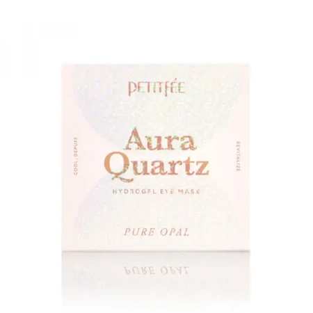 Гідрогелеві патчі для очей Petitfee Aura Quartz Hydrogel Eye Mask Pure Opal з протеїнами перлів та пудрою опала №40: ціни та характеристики