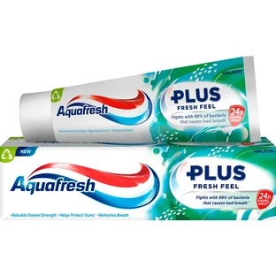 Зубна паста Aquafresh Plus Fresh Feel Відчутна свіжість 75 мл