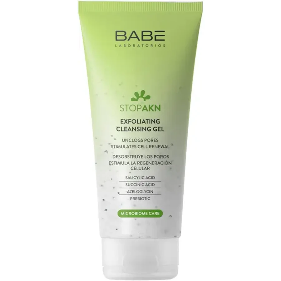 Гель-эксфолиант Babe Laboratorios Stop AKN для глубокой очистки жирной и проблемной кожи 200 мл: цены и характеристики