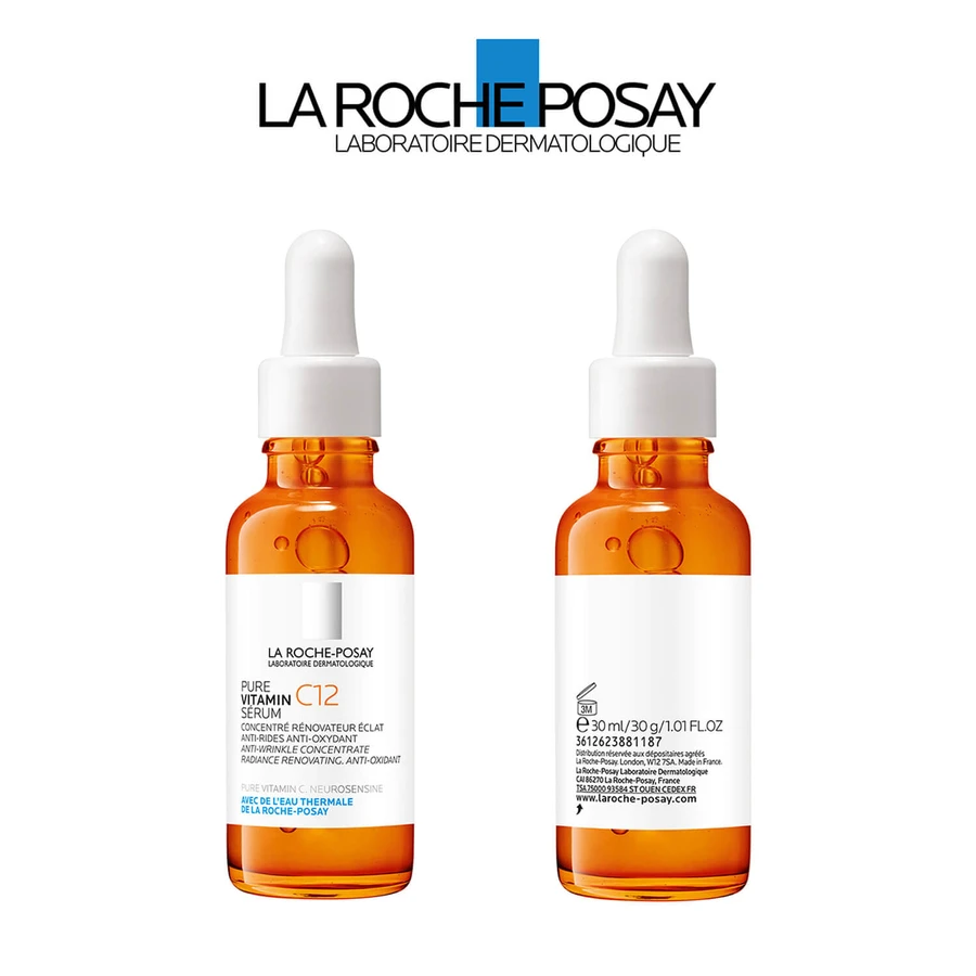 Сироватка-антиоксидант для обличчя La Roche-Posay Pure Vitamin C 12 проти зморшок для оновлення сяяння шкіри обличчя, 30 мл: ціни та характеристики