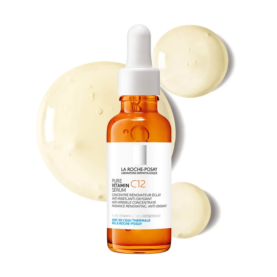 Сироватка-антиоксидант для обличчя La Roche-Posay Pure Vitamin C 12 проти зморшок для оновлення сяяння шкіри обличчя, 30 мл: ціни та характеристики