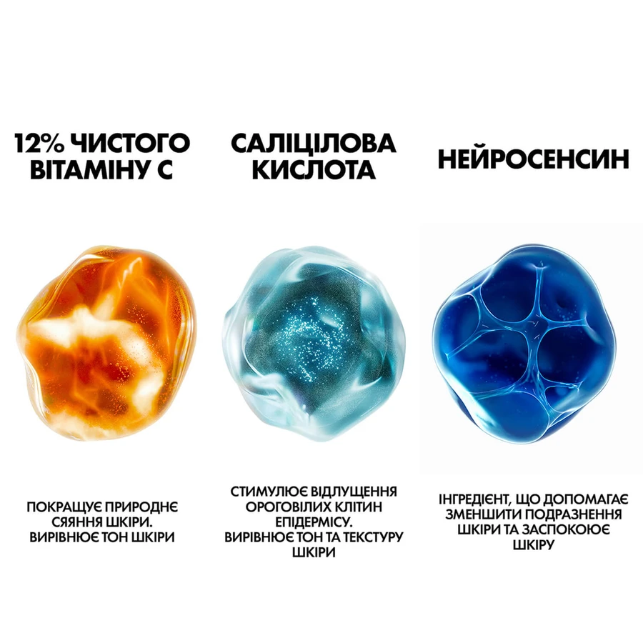 Сироватка-антиоксидант для обличчя La Roche-Posay Pure Vitamin C 12 проти зморшок для оновлення сяяння шкіри обличчя, 30 мл: ціни та характеристики