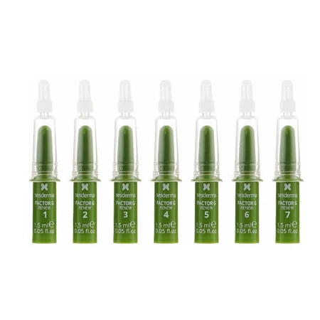 Біостимулюючі ампули-концентрат для обличчя Sesderma Factor G Renew Ampollas Biostimulants 7×1,5 мл: ціни та характеристики