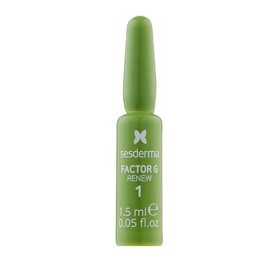 Біостимулюючі ампули-концентрат для обличчя Sesderma Factor G Renew Ampollas Biostimulants 7×1,5 мл: ціни та характеристики