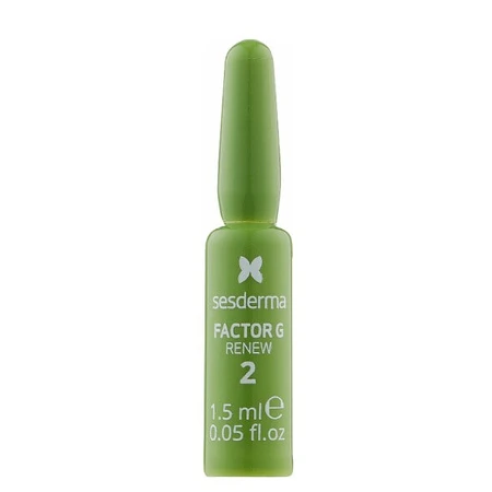 Біостимулюючі ампули-концентрат для обличчя Sesderma Factor G Renew Ampollas Biostimulants 7×1,5 мл: ціни та характеристики