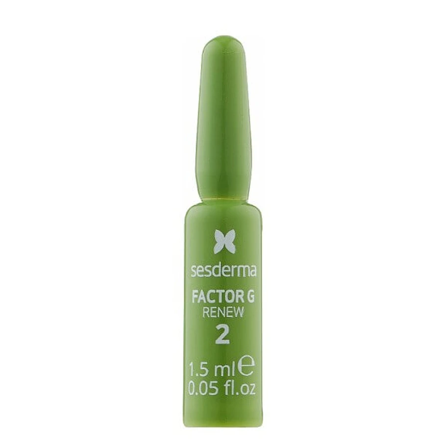 Біостимулюючі ампули-концентрат для обличчя Sesderma Factor G Renew Ampollas Biostimulants 7×1,5 мл: ціни та характеристики