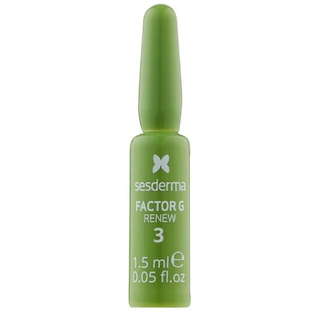 Біостимулюючі ампули-концентрат для обличчя Sesderma Factor G Renew Ampollas Biostimulants 7×1,5 мл: ціни та характеристики