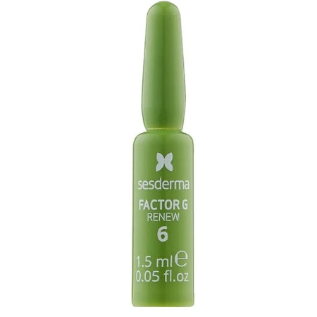 Біостимулюючі ампули-концентрат для обличчя Sesderma Factor G Renew Ampollas Biostimulants 7×1,5 мл: ціни та характеристики