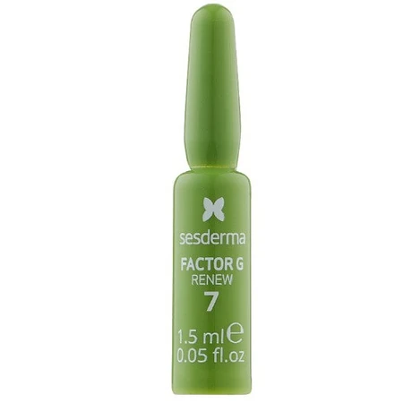 Біостимулюючі ампули-концентрат для обличчя Sesderma Factor G Renew Ampollas Biostimulants 7×1,5 мл: ціни та характеристики