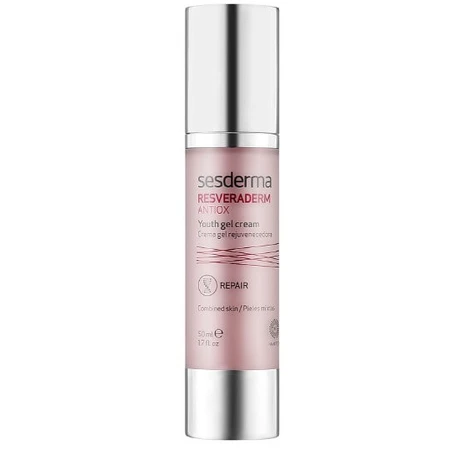 Крем для обличчя Sesderma Resveraderm Antiox омолоджуючий для комбінованої шкіри, 50 мл: ціни та характеристики