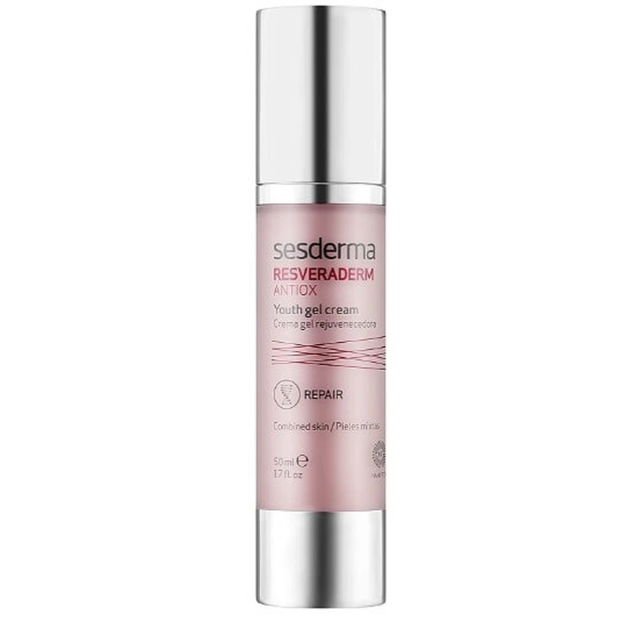 Крем для обличчя Sesderma Resveraderm Antiox омолоджуючий для комбінованої шкіри, 50 мл: ціни та характеристики