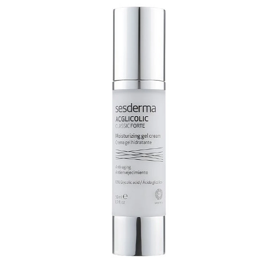 Крем-гель для обличчя Sesderma Acglicolic Classic Forte зволожуючий для комбінованої шкіри, 50 мл: ціни та характеристики