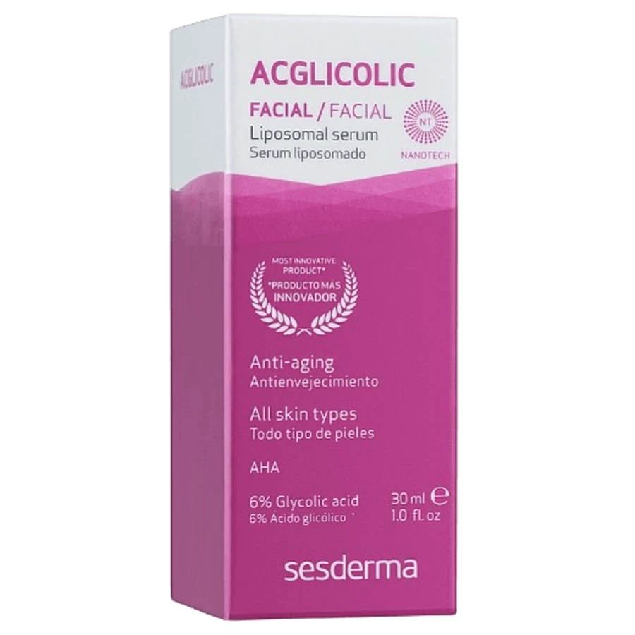 Сироватка для обличчя Sesderma Acglicolic антивікова ліпосомальна, 30 мл: ціни та характеристики