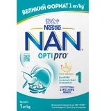 Суміш молочна дитяча Nestle Нан 1 Optipro з народження 1000 г 