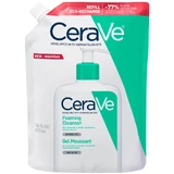 Гель для лица и тела CeraVe для нормальной и жирной кожи интенсивно очищающий рефил 473 мл