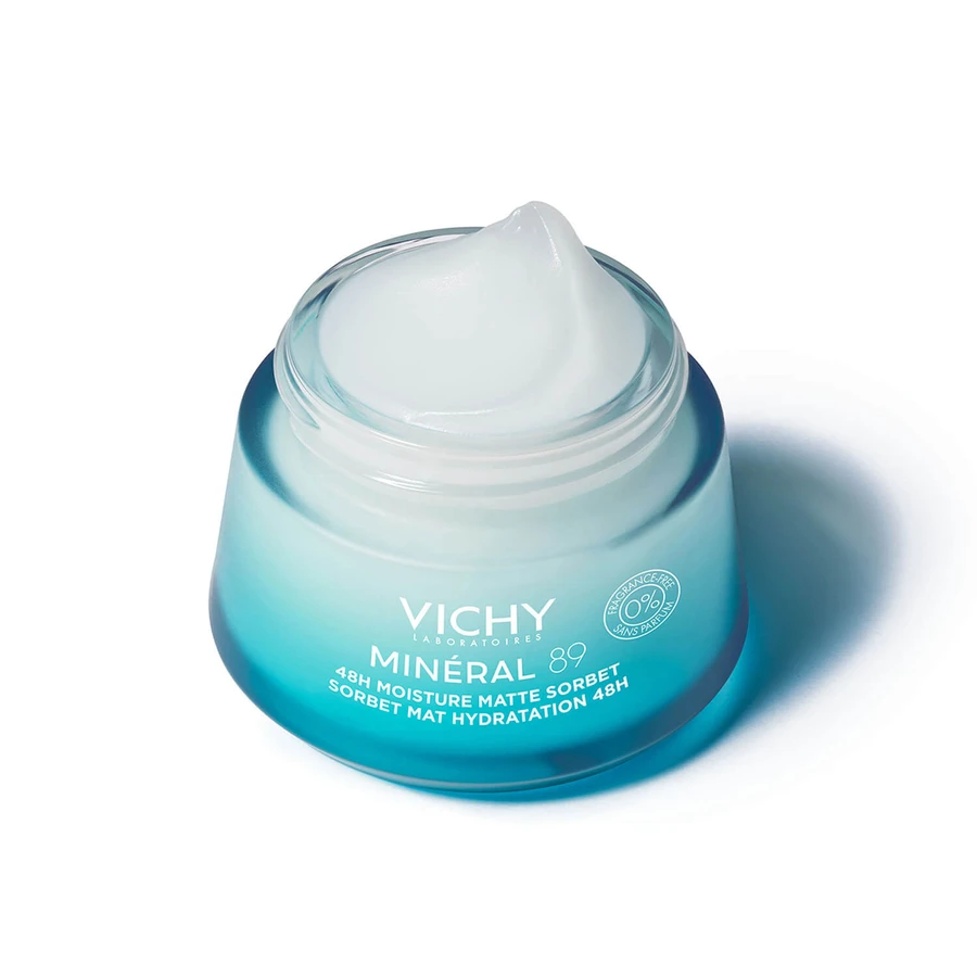 Гель-сорбет для обличчя Vichy Mineral 89 для жирної та комбінованої шкіри, матуючий, зволоження до 48 годин 50 мл: ціни та характеристики