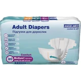 Подгузники для взрослых Angelmed Comfort размер М 75-125 см 30 шт 