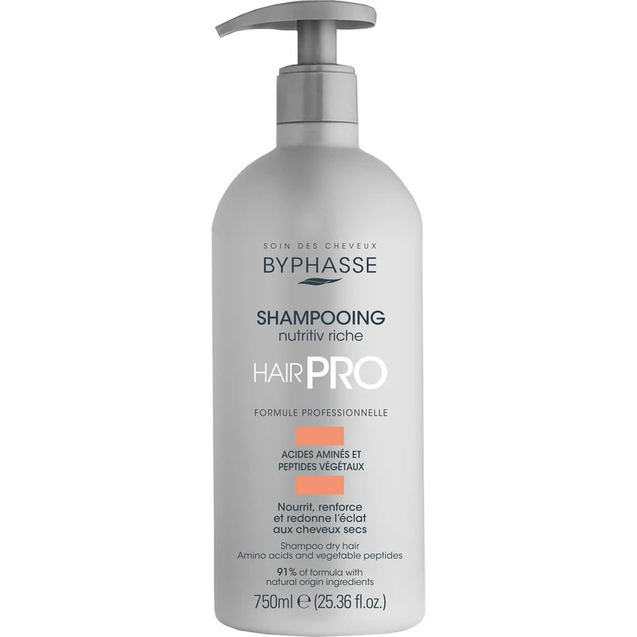 Шампунь для волосся Byphasse Hair Pro Живлення та відновлення 750 мл: ціни та характеристики