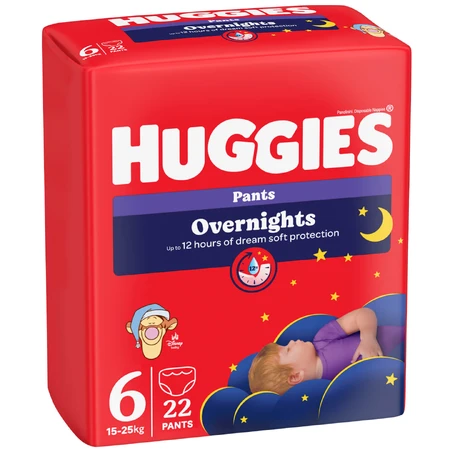 Підгузники-трусики для дітей Huggies Pants Overnights 6 від 15 до 25 кг 22 шт : ціни та характеристики