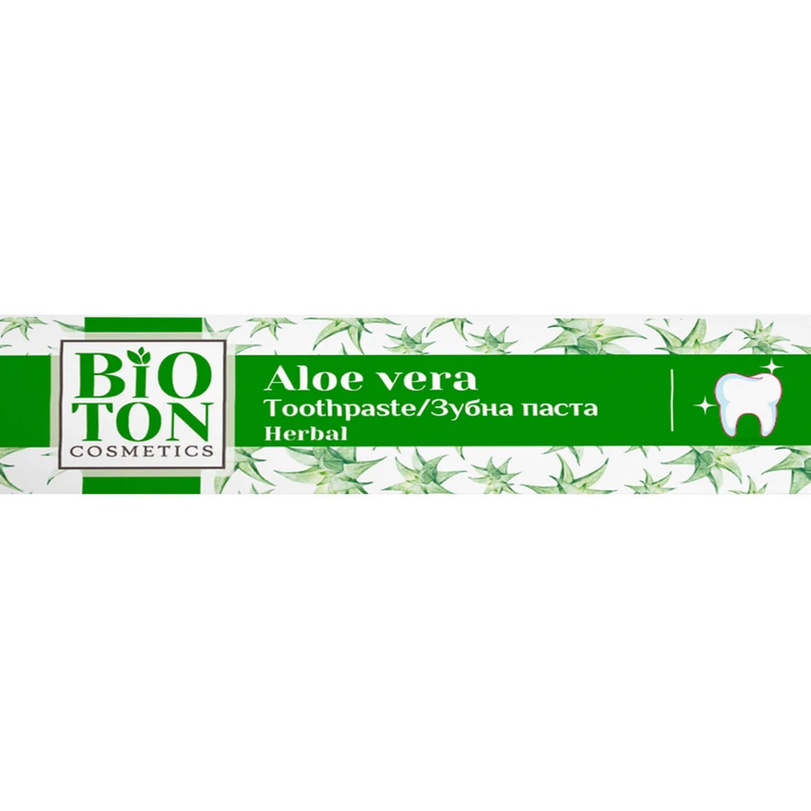 Зубная паста Bioton Cosmetics Herbal Алоэ вера 100 мл: цены и характеристики