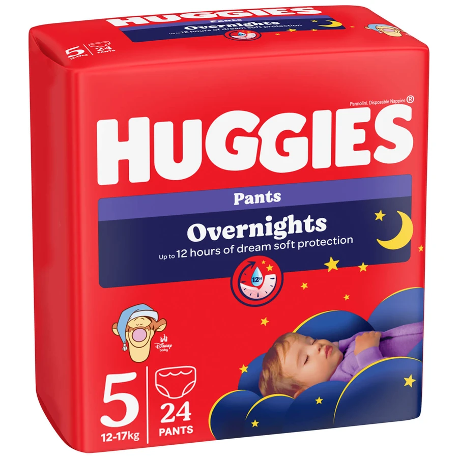 Подгузники-трусики для детей Huggies Pants Overnights 5 от 12 до 17 кг 24 шт : цены и характеристики