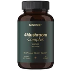 Комплекс 4 грибів Mind Shi 4Mushroom Complex 1000 мг капсули для підтримки роботи нервової системи флакон 60 шт: ціни та характеристики