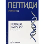 Пептиди колагену зі смаком полуниці Powerfood з підсолоджувачем порошок в пакетах №15: ціни та характеристики