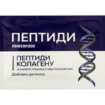 Пептиди колагену зі смаком полуниці Powerfood з підсолоджувачем порошок в пакетах №15: ціни та характеристики