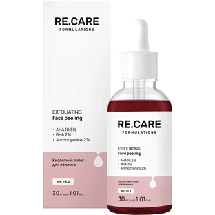 Пилинг для лица Re.care Exfoliating Face Peeling кислотный 30 мл