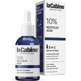 Крем-сироватка La Cabine 10% Glycolic Acid 2 in 1 з відлущувальним ефектом для оновлення шкіри обличчя 30 мл