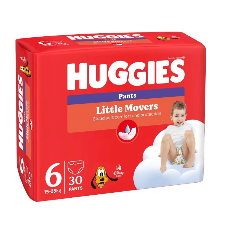 Підгузки-трусики для дітей Huggies Ultra Comfort Unisex Pants з персонажами Діснея розмір 6, 15 - 25 кг, 30 шт : ціни та характеристики