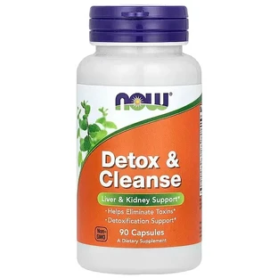 Детокс и очищение Now Foods, Detox & Cleanse, 90 вегетарианских капсул
