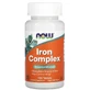 Залізо Now Foods Iron Complex 100 таблеток