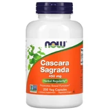 Каскара саграда, Cascara Sagrada, Now Foods, 450 мг, 250 рослинних капсул