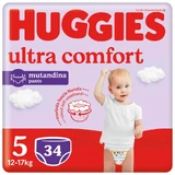 Підгузники-трусики для дітей Huggies Ultra Comfort унісекс 5 від 12 до 17 кг 34 шт