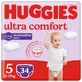 Підгузники-трусики для дітей Huggies Ultra Comfort унісекс 5 від 12 до 17 кг 34 шт