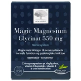 Магній гліцинат, Magic Magnesium Glycinat, New Nordic, 550 мг, 60 веганських таблеток