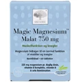 Магний малат, Magic Magnesium Malat, New Nordic, 750 мг, 60 веганских таблеток
