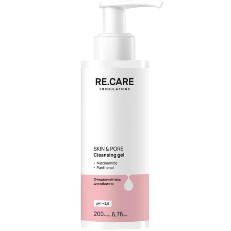 Гель для обличчя Re.Care Skin&Pore Cleansing Gel очищаючий 200 мл: ціни та характеристики