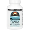 Магний глицинат, Magnesium Glycinate, Source Naturals, 60 таблеток