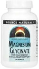 Магний глицинат, Magnesium Glycinate, Source Naturals, 60 таблеток