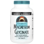 Магній гліцинат, Magnesium Glycinate, Source Naturals, 180 таблеток: ціни та характеристики