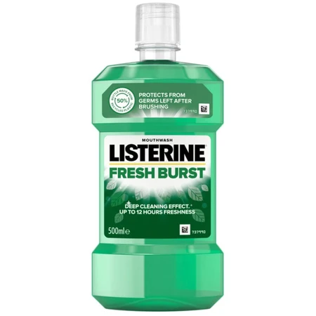 Ополіскувач для порожнини рота Listerine Fresh Burst Сплеск свіжості, 500 мл: ціни та характеристики