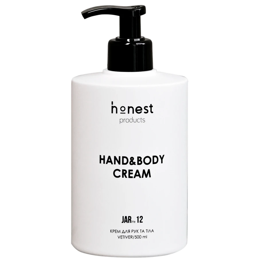 Увлажняющий крем для рук и тела JAR №12 ветивер от honest products, 500 мл: цены и характеристики