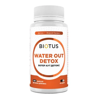 Сечогінний засіб, Water Out Detox, Biotus, 100 капсул